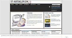 Desktop Screenshot of it-artikler.dk